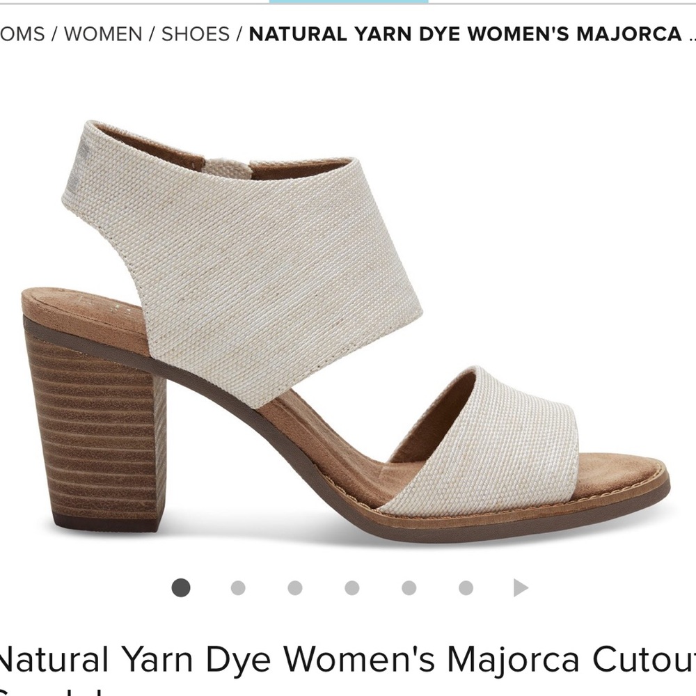 Like new Tom’s Majorca cutout sandal